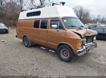 1987 DODGE RAM VAN B250 Orange  Gasoline 2B6HB23T5HK292161 photo #1