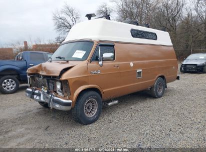 1987 DODGE RAM VAN B250 Orange  Gasoline 2B6HB23T5HK292161 photo #3