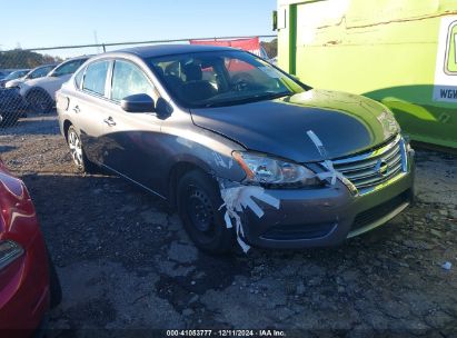 2015 NISSAN SENTRA S Gray  Gasoline 3N1AB7AP3FY284860 photo #1