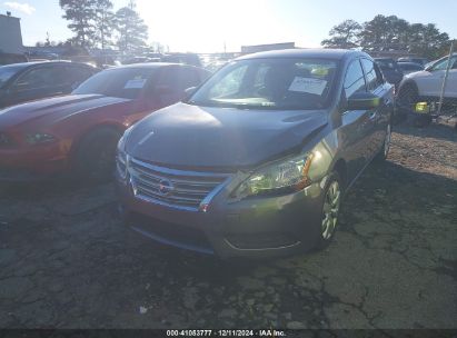 2015 NISSAN SENTRA S Gray  Gasoline 3N1AB7AP3FY284860 photo #3