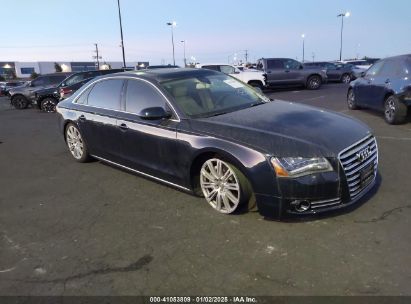 2012 AUDI A8 L 4.2 Dark Blue  Gasoline WAURVAFD4CN006249 photo #1