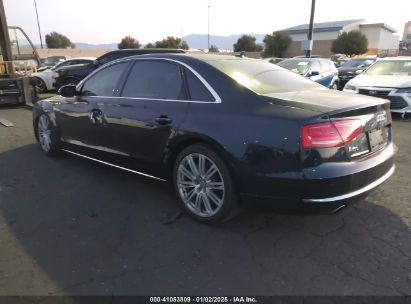 2012 AUDI A8 L 4.2 Dark Blue  Gasoline WAURVAFD4CN006249 photo #4