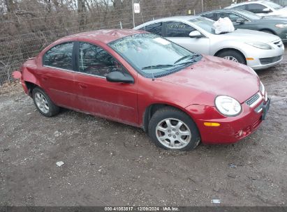 2005 DODGE NEON SXT Red  Gasoline 1B3ES56C95D145246 photo #1