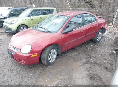 2005 DODGE NEON SXT Red  Gasoline 1B3ES56C95D145246 photo #3