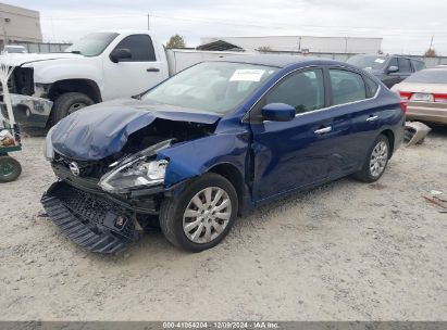 2019 NISSAN SENTRA S Blue  Gasoline 3N1AB7AP9KY280838 photo #3