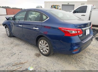 2019 NISSAN SENTRA S Blue  Gasoline 3N1AB7AP9KY280838 photo #4