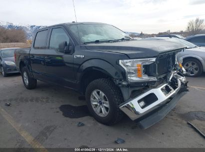 2018 FORD F-150 XLT Black  Gasoline 1FTEW1EP5JFD62775 photo #1