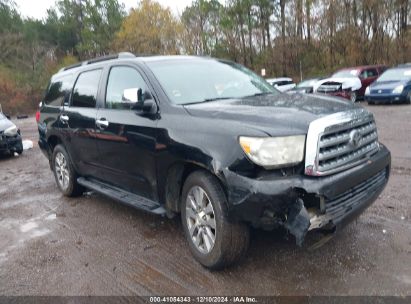 2011 TOYOTA SEQUOIA LIMITED 5.7L V8 Black  Gasoline 5TDKY5G19BS037447 photo #1