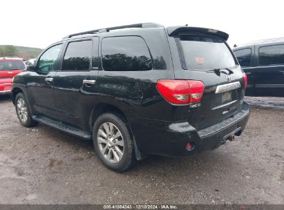 2011 TOYOTA SEQUOIA LIMITED 5.7L V8 Black  Gasoline 5TDKY5G19BS037447 photo #4