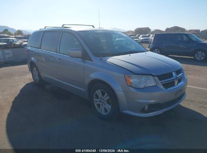 2013 DODGE GRAND CARAVAN CREW Silver  Flexible Fuel 2C4RDGDG0DR740932 photo #1