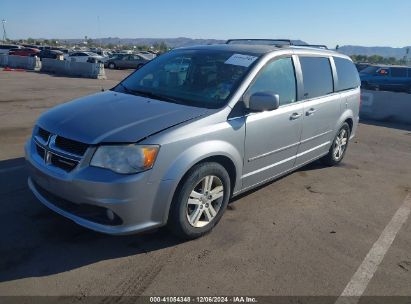 2013 DODGE GRAND CARAVAN CREW Silver  Flexible Fuel 2C4RDGDG0DR740932 photo #3