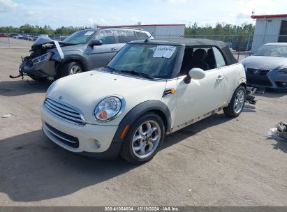 2012 MINI COOPER Cream  Gasoline WMWZN3C50CT135139 photo #3