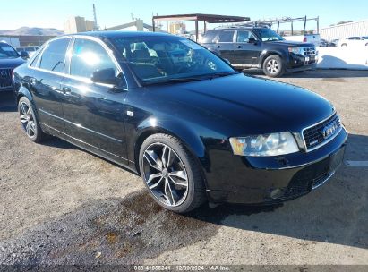 2004 AUDI A4 3.0 Black  Gasoline WAULT68E04A141302 photo #1