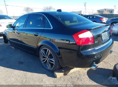 2004 AUDI A4 3.0 Black  Gasoline WAULT68E04A141302 photo #4