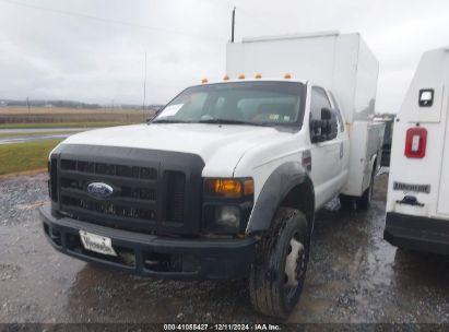 2008 FORD F-550 CHASSIS LARIAT/XL/XLT White  Diesel 1FDAX57R08ED63510 photo #3