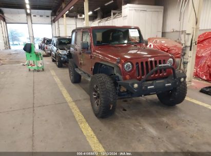 2007 JEEP WRANGLER UNLIMITED X Burgundy  Gasoline 1J4GA39187L108412 photo #1