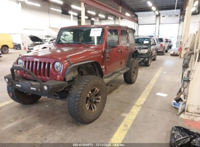 2007 JEEP WRANGLER UNLIMITED X Burgundy  Gasoline 1J4GA39187L108412 photo #3