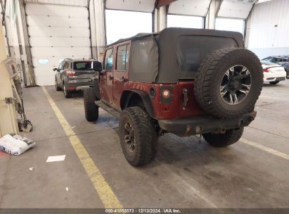 2007 JEEP WRANGLER UNLIMITED X Burgundy  Gasoline 1J4GA39187L108412 photo #4