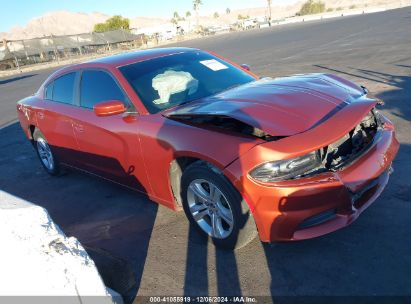 2021 DODGE CHARGER SXT RWD Orange  Flexible Fuel 2C3CDXBGXMH624916 photo #1