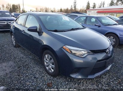 2014 TOYOTA COROLLA LE Gray  Gasoline 2T1BURHE5EC144612 photo #1