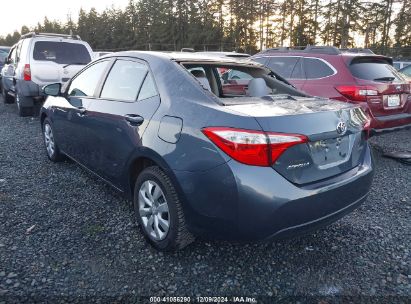 2014 TOYOTA COROLLA LE Gray  Gasoline 2T1BURHE5EC144612 photo #4