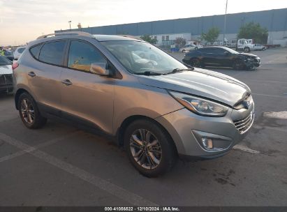 2014 HYUNDAI TUCSON SE Silver  Gasoline KM8JU3AG4EU837688 photo #1