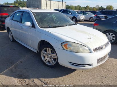 2014 CHEVROLET IMPALA LIMITED LT White  Gasoline 2G1WB5E34E1124359 photo #1