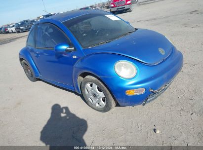 2001 VOLKSWAGEN NEW BEETLE GLS Blue  Gasoline 3VWCS21C01M401474 photo #1