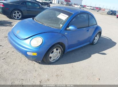 2001 VOLKSWAGEN NEW BEETLE GLS Blue  Gasoline 3VWCS21C01M401474 photo #3