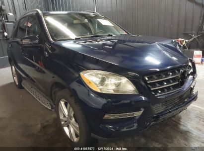 2014 MERCEDES-BENZ ML 350 4MATIC Dark Blue  Gasoline 4JGDA5HB7EA272124 photo #1