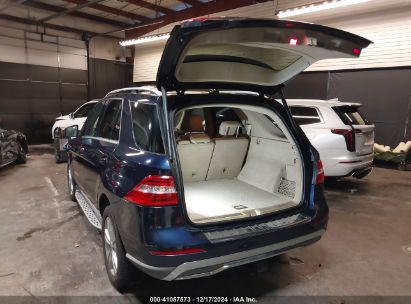 2014 MERCEDES-BENZ ML 350 4MATIC Dark Blue  Gasoline 4JGDA5HB7EA272124 photo #4