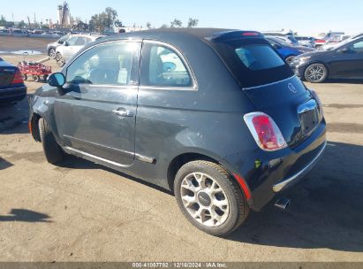 2017 FIAT 500C LOUNGE Gray  Gasoline 3C3CFFER4HT698797 photo #4