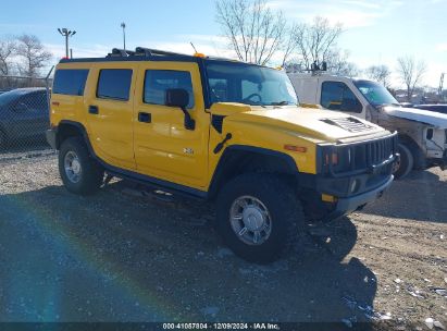 2003 HUMMER H2 Yellow  Gasoline 5GRGN23U73H130193 photo #1