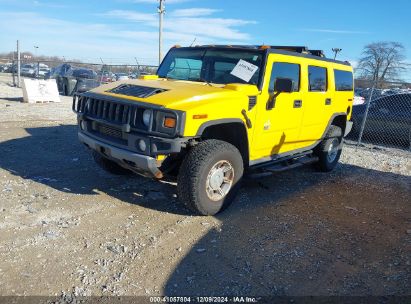 2003 HUMMER H2 Yellow  Gasoline 5GRGN23U73H130193 photo #3