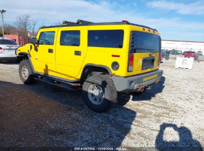 2003 HUMMER H2 Yellow  Gasoline 5GRGN23U73H130193 photo #4