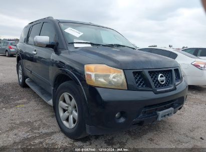 2011 NISSAN ARMADA SV Black  Flexible Fuel 5N1BA0ND9BN609283 photo #1