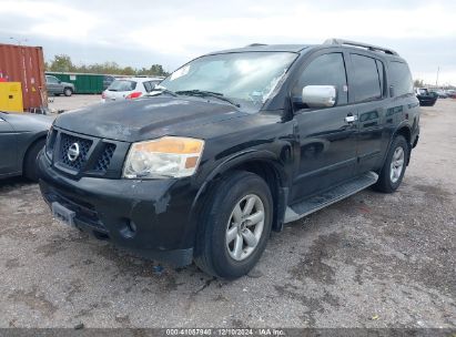 2011 NISSAN ARMADA SV Black  Flexible Fuel 5N1BA0ND9BN609283 photo #3