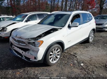 2013 BMW X3 XDRIVE28I White  Gasoline 5UXWX9C58D0D09126 photo #3