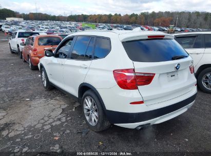 2013 BMW X3 XDRIVE28I White  Gasoline 5UXWX9C58D0D09126 photo #4