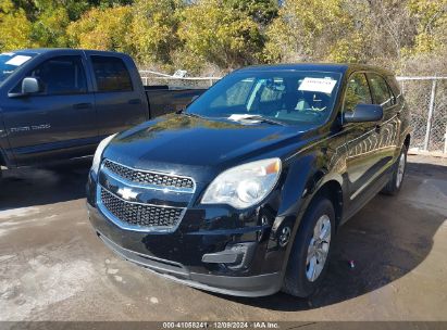 2011 CHEVROLET EQUINOX LS Black  Gasoline 2GNALBEC8B1215621 photo #3