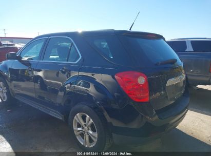 2011 CHEVROLET EQUINOX LS Black  Gasoline 2GNALBEC8B1215621 photo #4