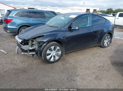 2024 TESLA MODEL Y LONG RANGE DUAL MOTOR ALL-WHEEL DRIVE/RWD Gray  Electric 7SAYGDED0RF032868 photo #3