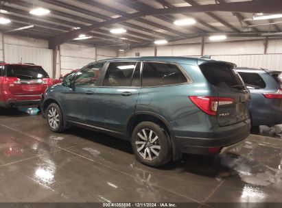 2020 HONDA PILOT AWD EX-L Blue  Gasoline 5FNYF6H57LB052915 photo #4