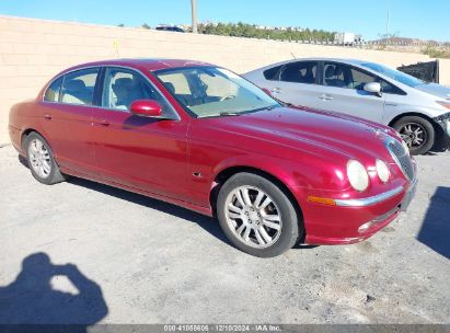 2004 JAGUAR S-TYPE 4.2L V8 Red  Gasoline SAJEA01U04HN07350 photo #1