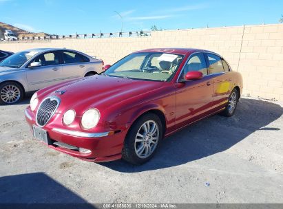 2004 JAGUAR S-TYPE 4.2L V8 Red  Gasoline SAJEA01U04HN07350 photo #3