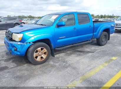 2007 TOYOTA TACOMA DOUBLE CAB LONG BED Blue  Gasoline 3TMMU52N67M005030 photo #3