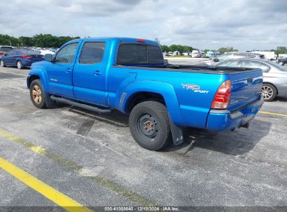 2007 TOYOTA TACOMA DOUBLE CAB LONG BED Blue  Gasoline 3TMMU52N67M005030 photo #4