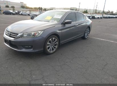 2014 HONDA ACCORD SPORT Gray  Gasoline 1HGCR2F50EA129196 photo #3