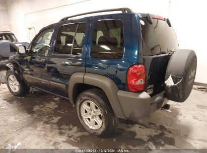 2004 JEEP LIBERTY SPORT Blue  Gasoline 1J4GL48K84W124677 photo #4