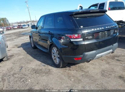 2016 LAND ROVER RANGE ROVER SPORT 3.0L V6 SUPERCHARGED HSE Black  Gasoline SALWR2PF7GA119232 photo #4